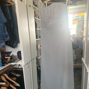 Jr Bridesmaid dress. Light gray